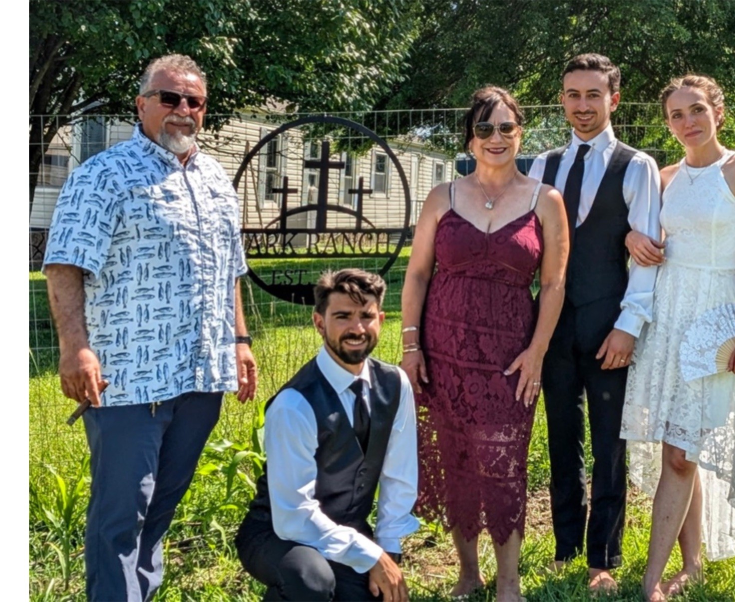 The Amezcua family at Ark Ranch